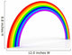 Rainbow White Wall Decal