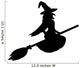 Scary witch flying vector Wall Decal