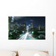 Los Angeles cityscape at night Wall Mural