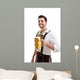 Young Man Traditional Bavarian Wall Decal
