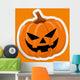 Sticker Pumpkin for Holiday Wall Mural