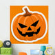 Sticker Pumpkin for Holiday Wall Mural