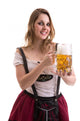 Blonde Girl Traditional Bavarian Wall Decal