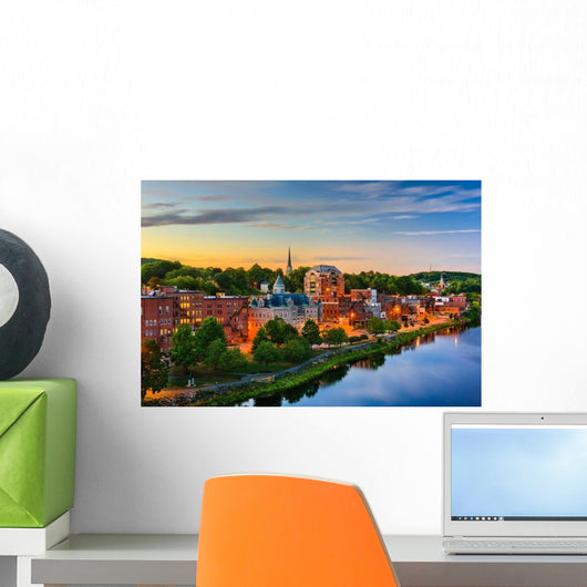 Augusta Maine USA Evening Wall Decal