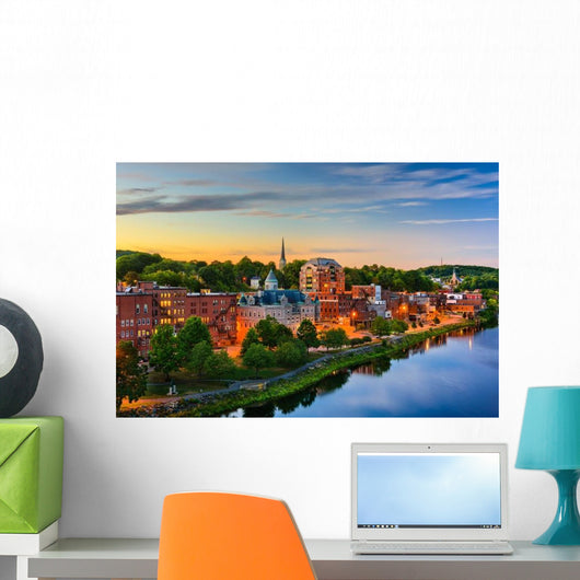 Augusta Maine USA Evening Wall Decal