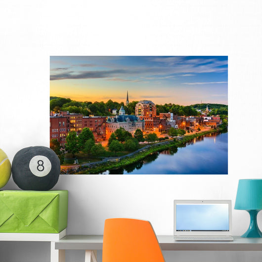 Augusta Maine USA Evening Wall Decal