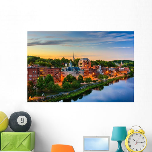 Augusta Maine USA Evening Wall Decal