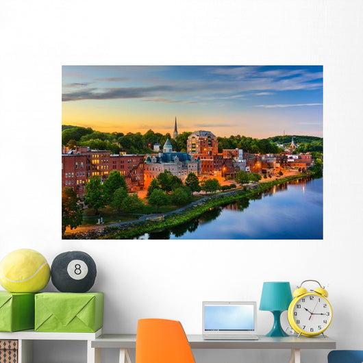 Augusta Maine USA Evening Wall Decal