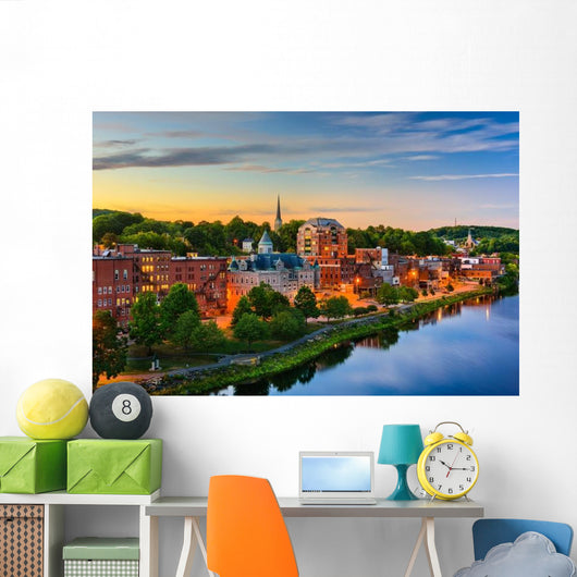 Augusta Maine USA Evening Wall Decal