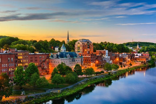 Augusta Maine USA Evening Wall Decal