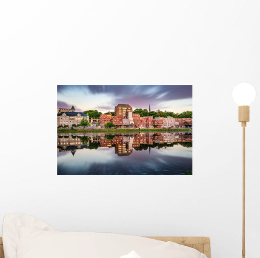 Augusta Maine USA Skyline Wall Decal