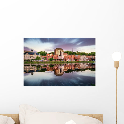Augusta Maine USA Skyline Wall Decal