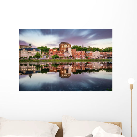 Augusta Maine USA Skyline Wall Decal