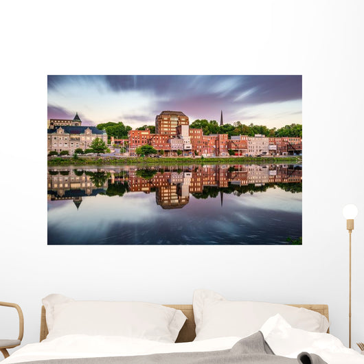 Augusta Maine USA Skyline Wall Decal