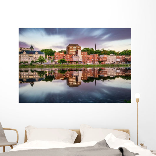 Augusta Maine USA Skyline Wall Decal