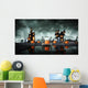 Halloween Pumpkin Spooky Graveyard Wall Mural