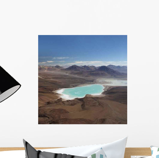 Laguna Verde from Top Wall Decal