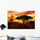 Africa Sunset Wall Mural