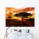 Africa Sunset Wall Mural