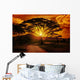 Africa Sunset Wall Mural