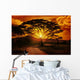 Africa Sunset Wall Mural