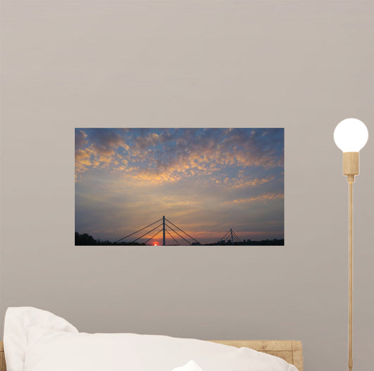 Beautiful sunset. Wall Mural