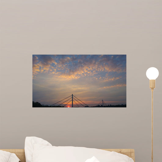 Beautiful sunset. Wall Mural
