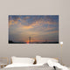 Beautiful sunset. Wall Mural