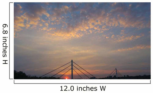 Beautiful sunset. Wall Mural