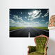 airport runway on a sunny day Wall Mural