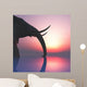 elephant and sunset Wall Mural