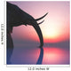 elephant and sunset Wall Mural