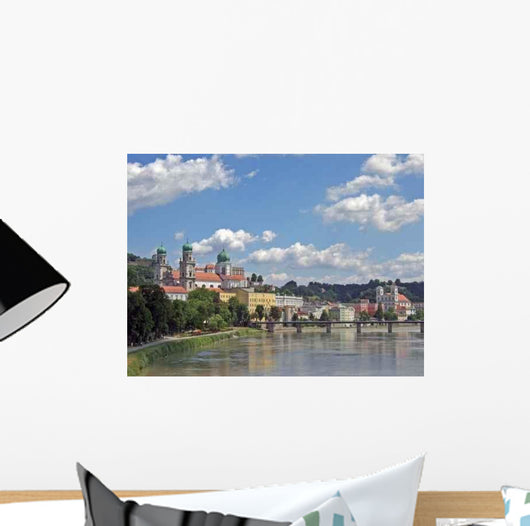 Passau Bridge over Inn Wall Decal