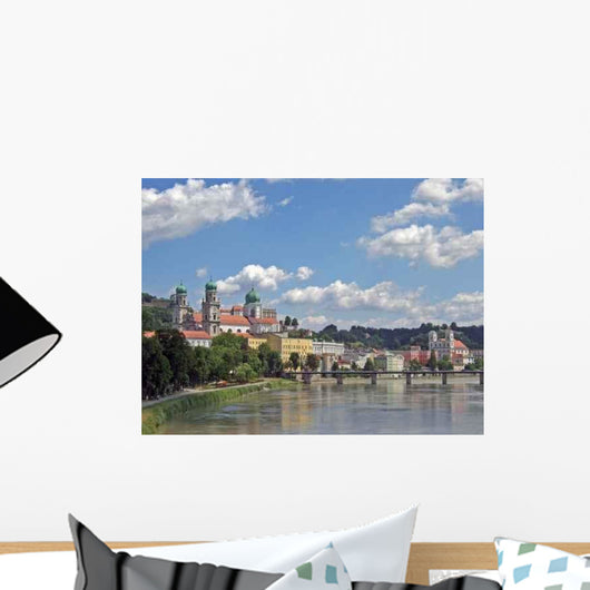 Passau Bridge over Inn Wall Decal