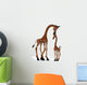 Cute Giraffe and Baby Wall Decal