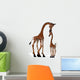 Cute Giraffe and Baby Wall Decal
