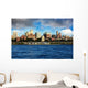 Brooklyn skyline, view from Manhattan, New York City Wall Mural