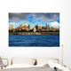 Brooklyn skyline, view from Manhattan, New York City Wall Mural