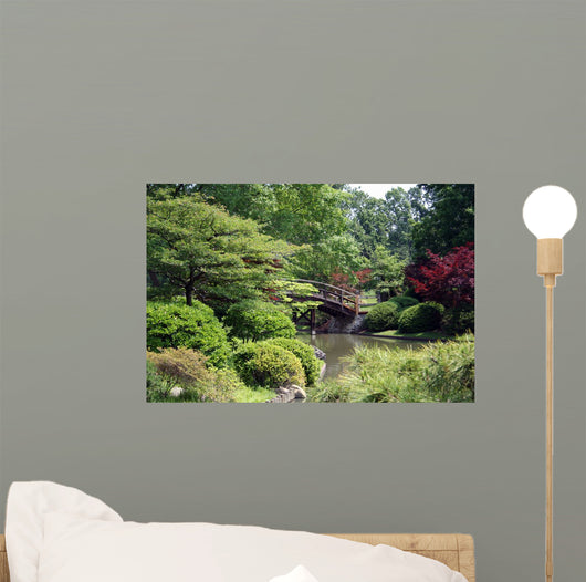 Japanese Bridge Wall Decal