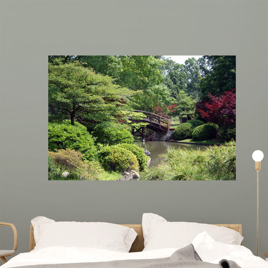 Japanese Bridge Wall Decal