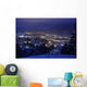 Town of Garmisch-Partenkirchen night dusk Winter blue Wall Mural