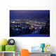 Town of Garmisch-Partenkirchen night dusk Winter blue Wall Mural