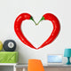 love chili peppers Wall Decal