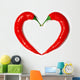 love chili peppers Wall Decal