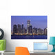 Chicago City Skyline Viewed Wall Decal