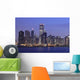 Chicago City Skyline Viewed Wall Decal