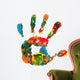 Multicolored hand print Wall Decal