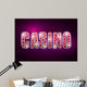 Notice spectacular casino icon vector illustration design Wall Mural