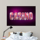 Notice spectacular casino icon vector illustration design Wall Mural