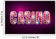 Notice spectacular casino icon vector illustration design Wall Mural